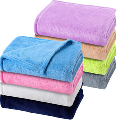 Reginary 8 Pcs Fuzzy Baby Blankets pack cover showcases cozy warmth for daycare.