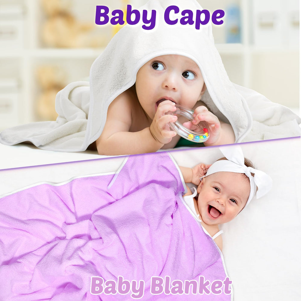 Reginary baby towel coral fleece drying after bath or pool time.