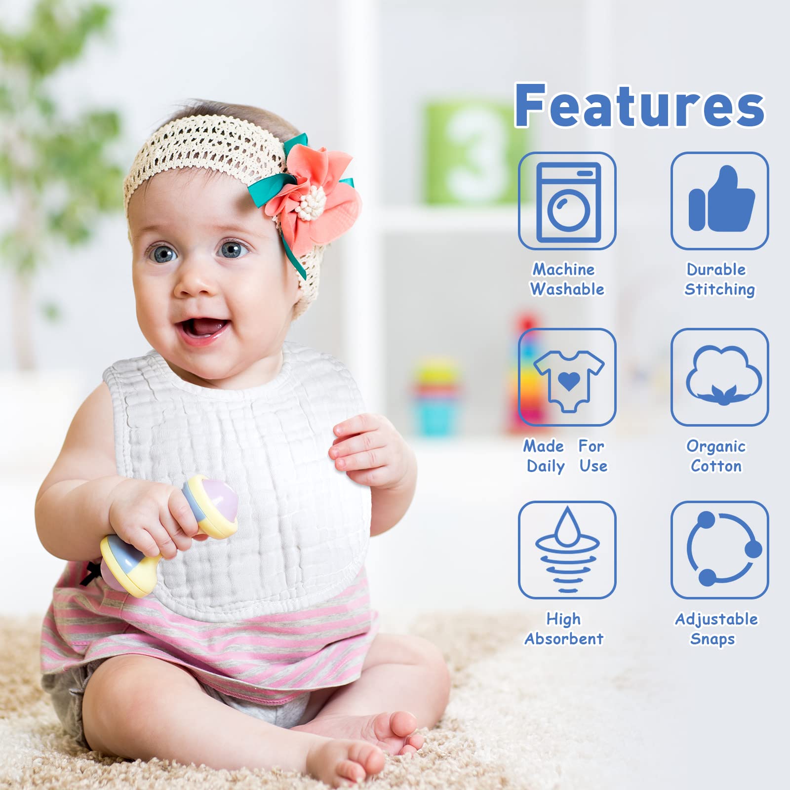 Reginary bulk bibs simplify closet organization for busy families.