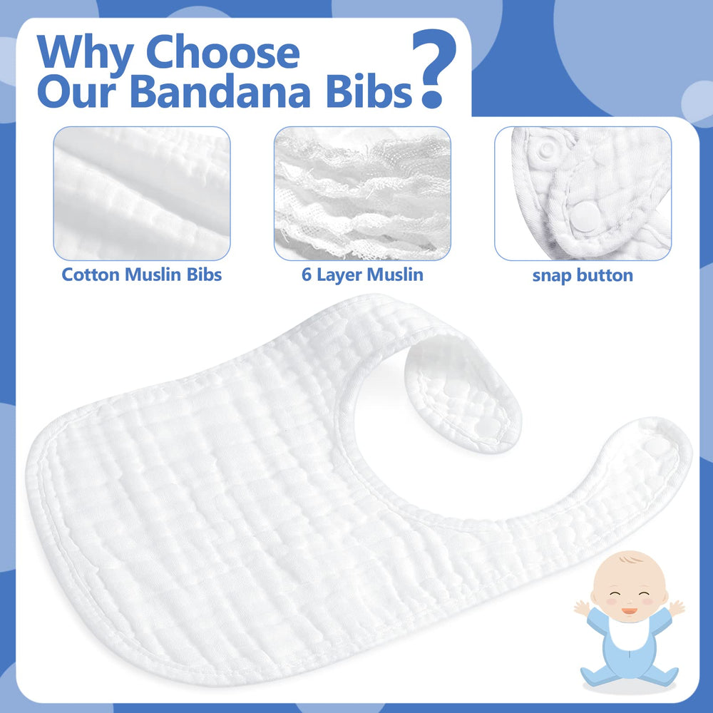 Reginary bibs U-shape design provides full coverage for clothes.