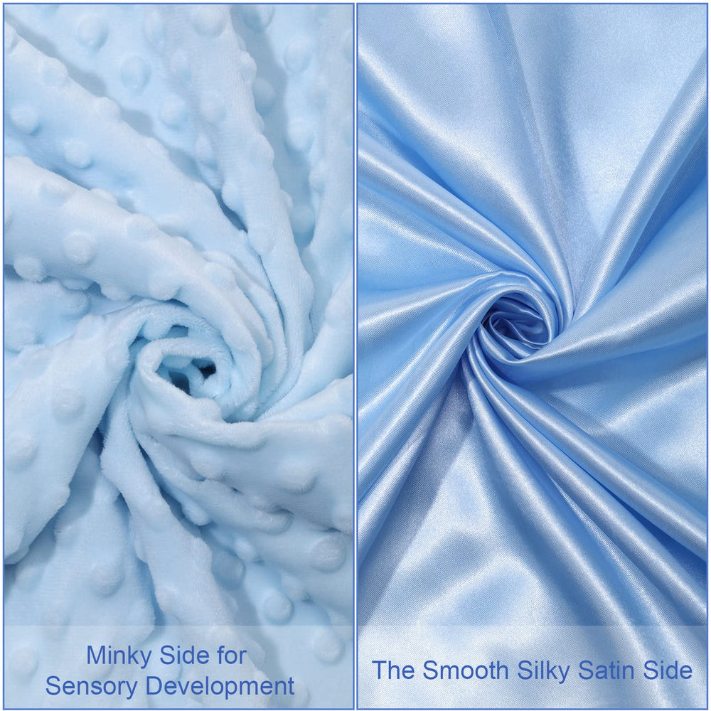 Reginary dotted fabric closeup emphasizing breathable gentle surface for snuggle time