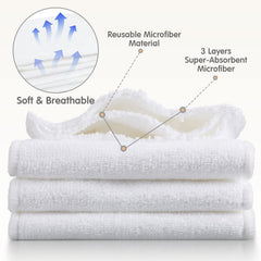 Reginary microfiber diaper insert showing soft, breathable texture for baby comfort