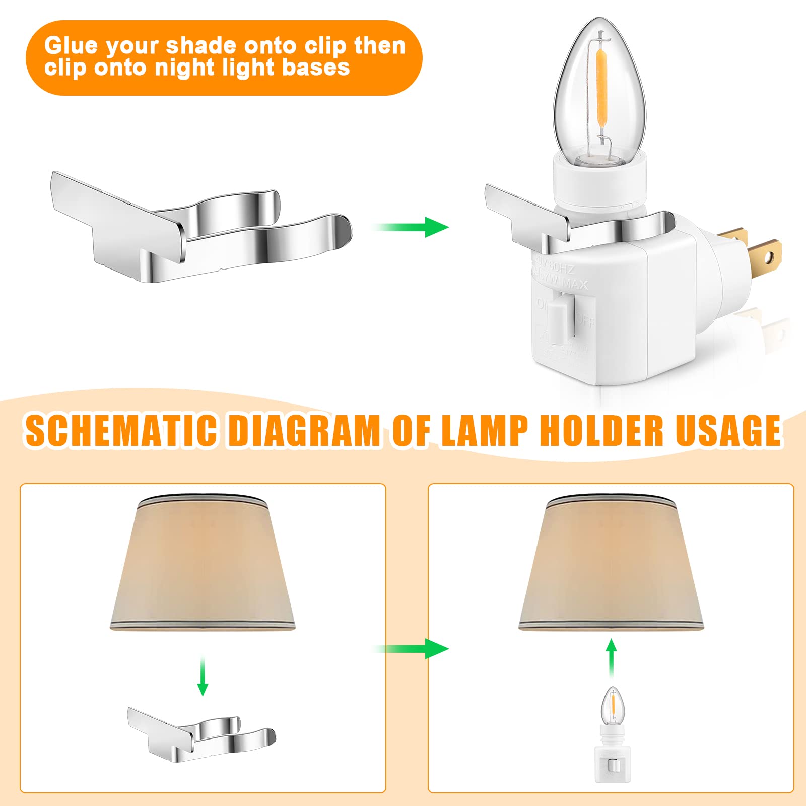 Reginary night light socket ready for decorative lighting installation