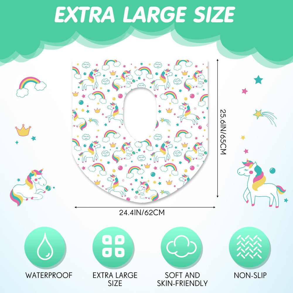 Reginary 65x62cm disposable seat cover offers wide coverage for families.