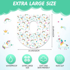 Reginary 65x62cm disposable seat cover offers wide coverage for families.