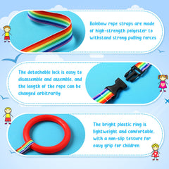 Reginary walking rope in use with kids lined up for safe crossing