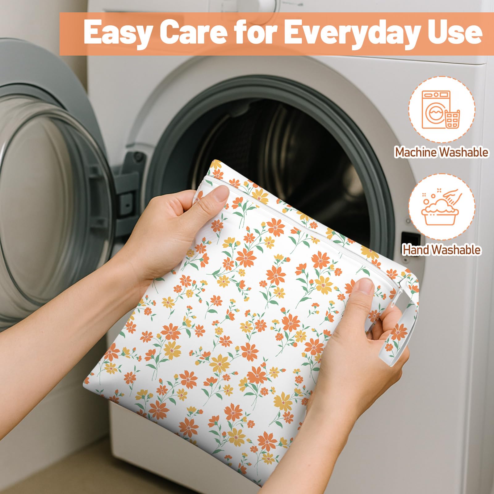 Reginary care and cleaning note highlights durable, reusable fabric for long-term use