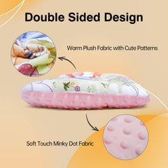 Reidio toddler pillow 12x20 inches fits toddler beds and travel