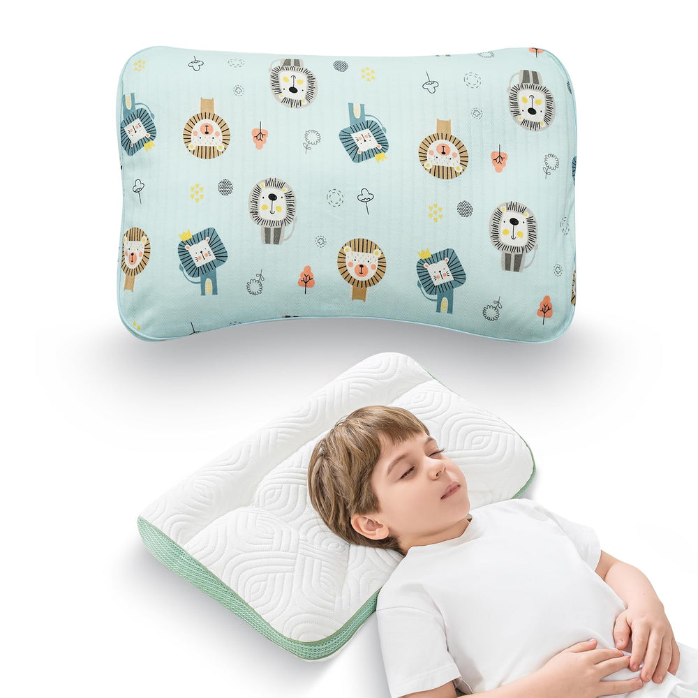 Reidio toddler pillow ergonomic design supports natural neck alignment.