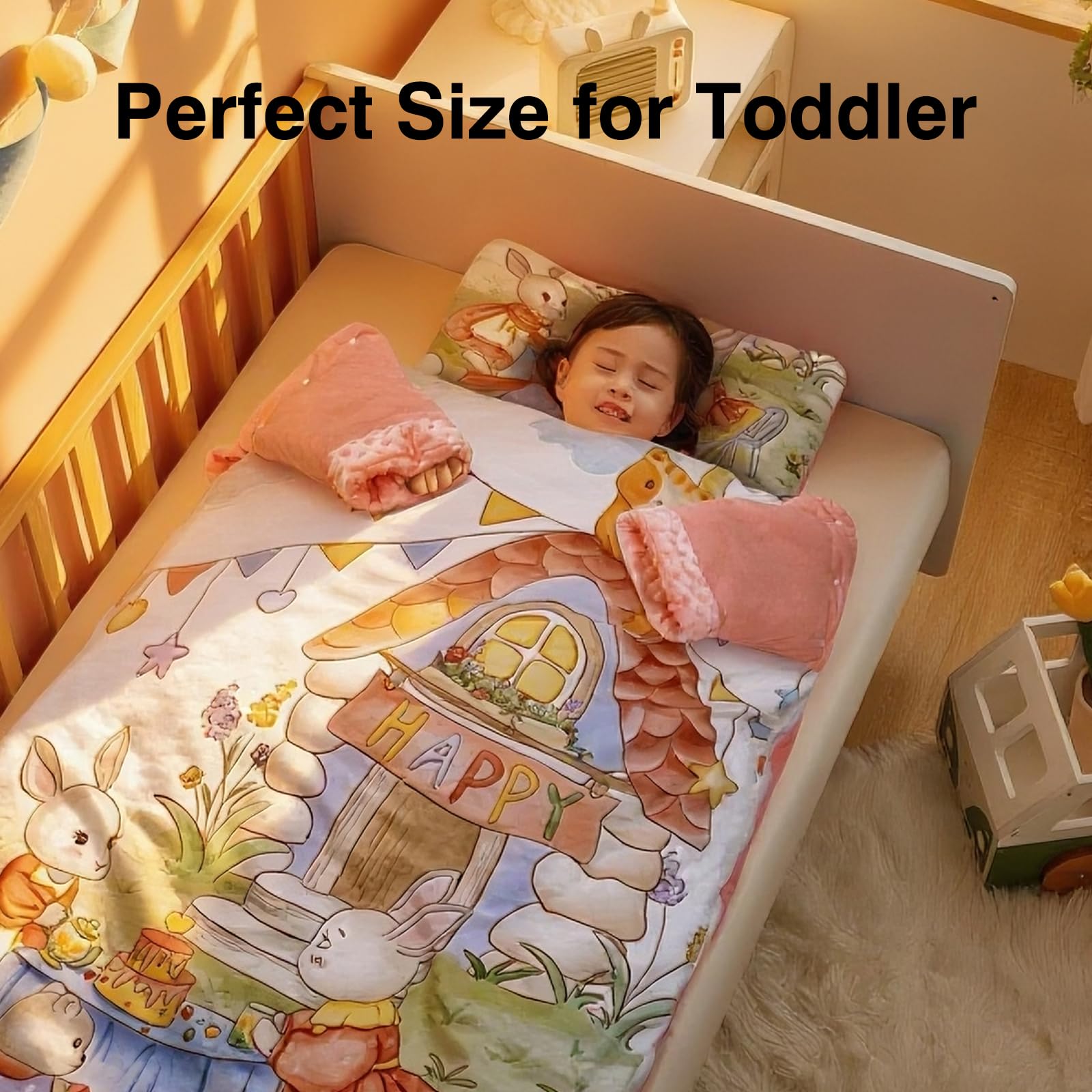 Reidio toddler pillow quilting edge design prevents deformation and adds durability