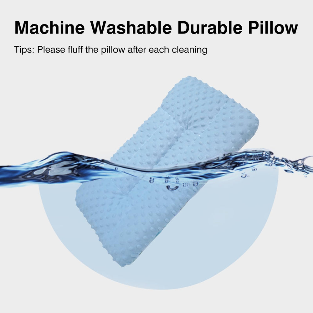Reidio toddler pillow travel-use size supports toddlers on trips