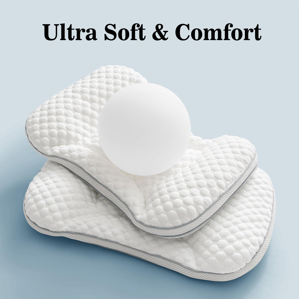 Reidio Toddler Pillow ergonomic neck support aids comfortable sleep posture.