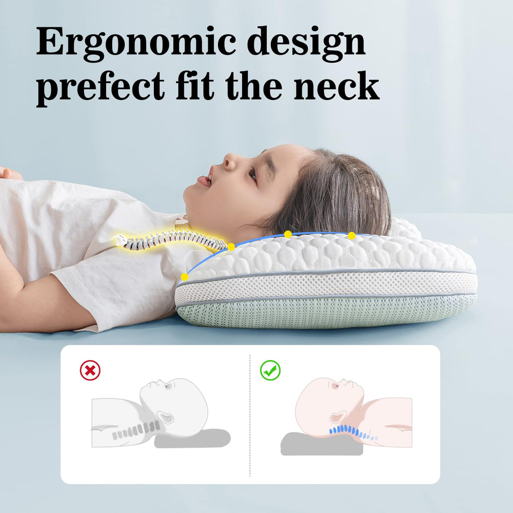 Reidio Toddler Pillow machine washable with durable quilting and edging to keep shape.