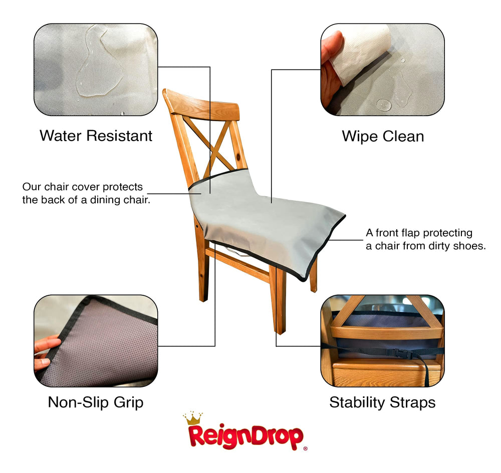 ReignDrop chair protector large fits various chairs for quick meals and spills