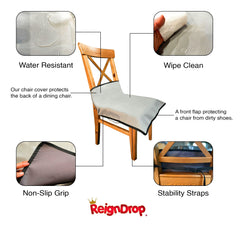 ReignDrop chair protector large fits various chairs for quick meals and spills