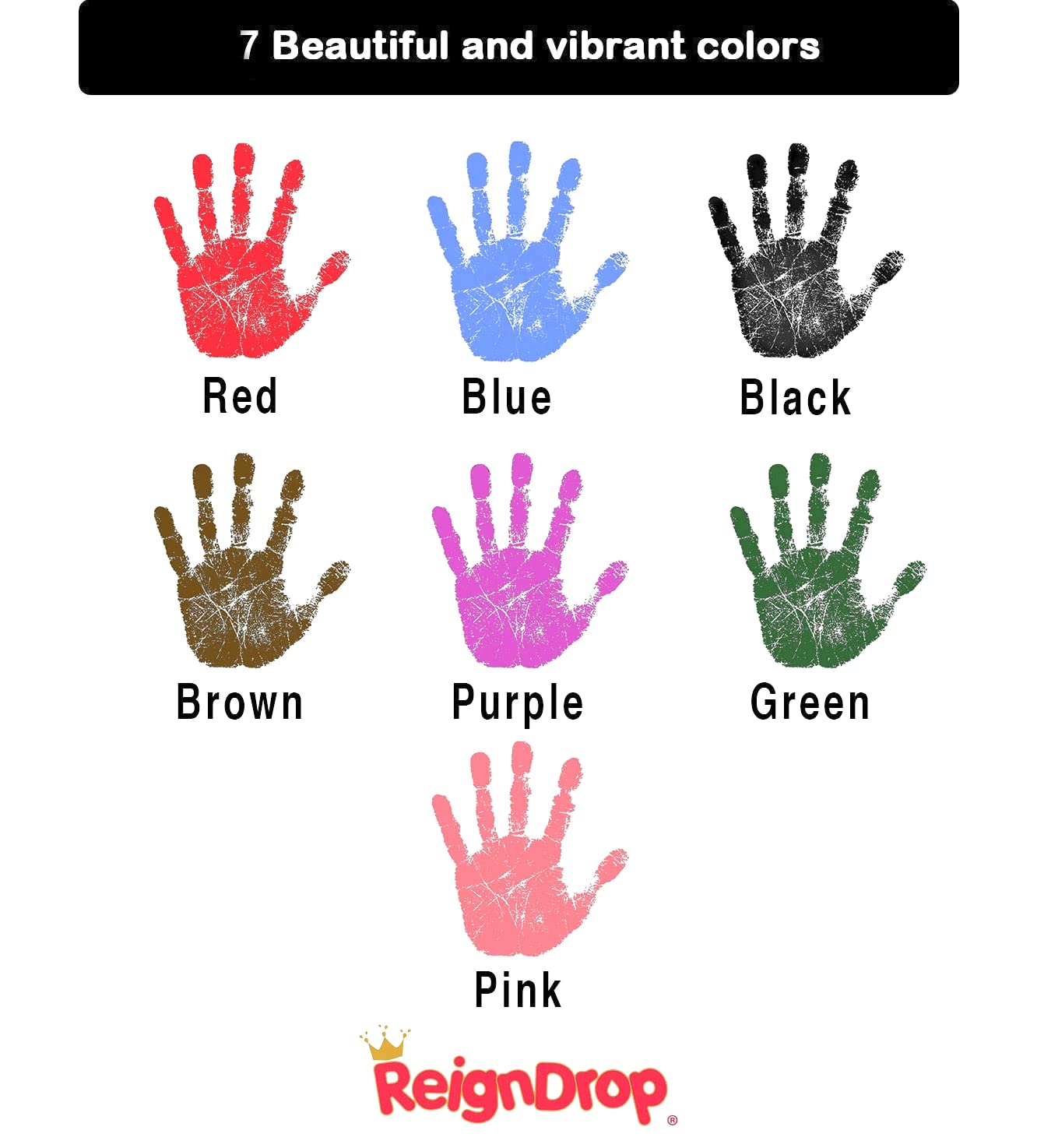 ReignDrop smudge-resistant ink ensures lasting, high-quality impressions.
