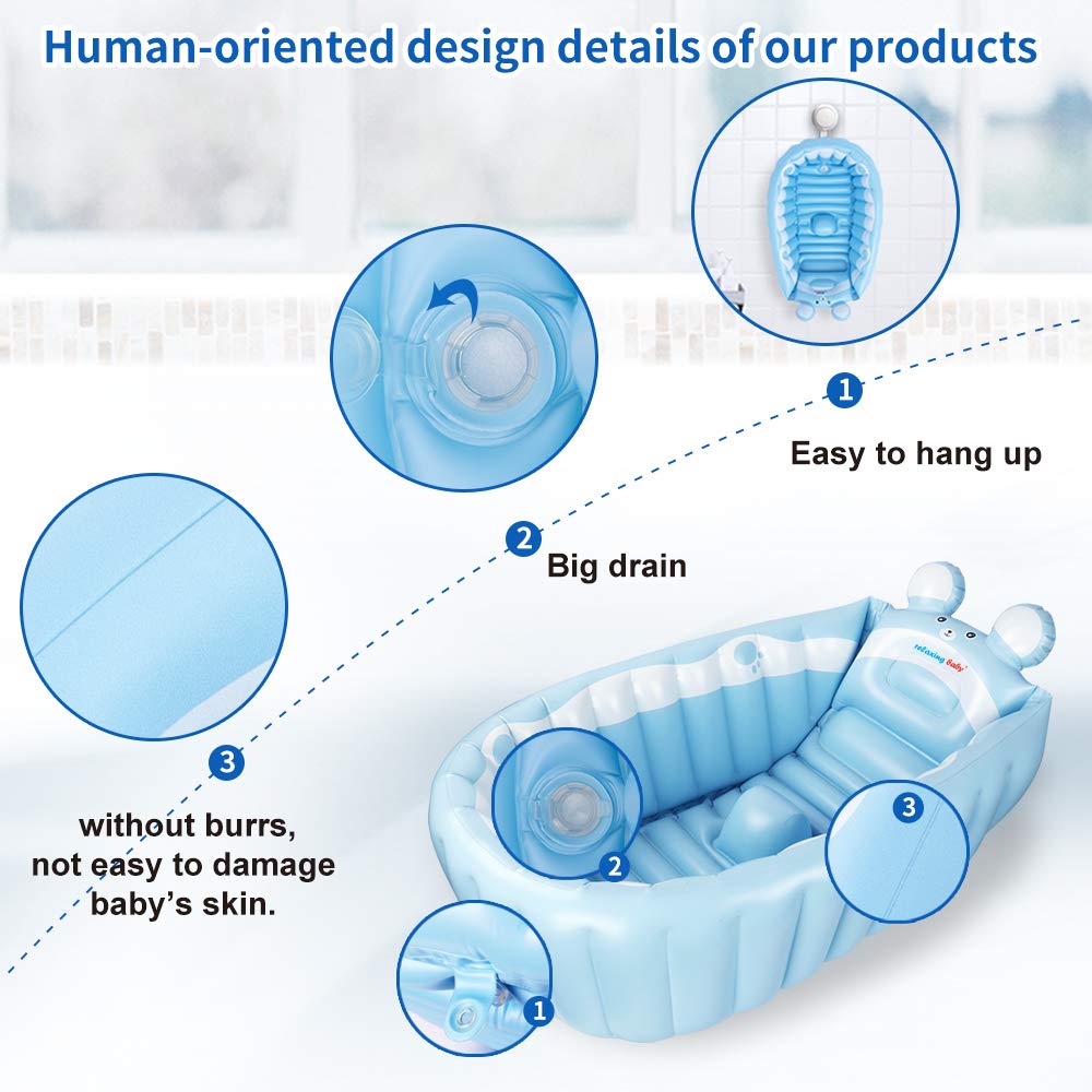 Relaxing Baby center air chamber detail supports age-appropriate seating and balance