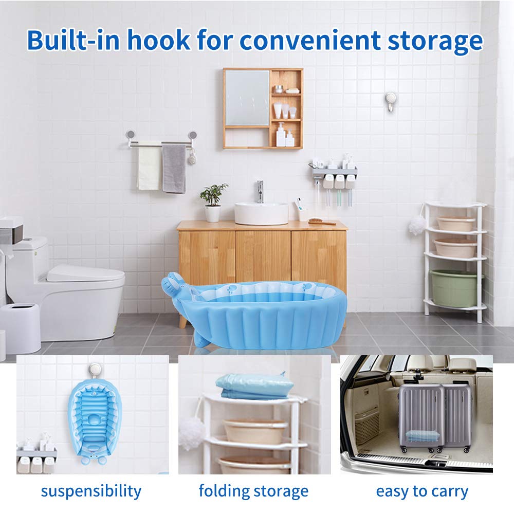 Relaxing Baby easy drain plug enables quick water release