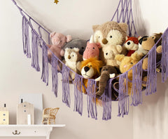 RelaxScene X-Large hanging hammock with LED light in nursery.