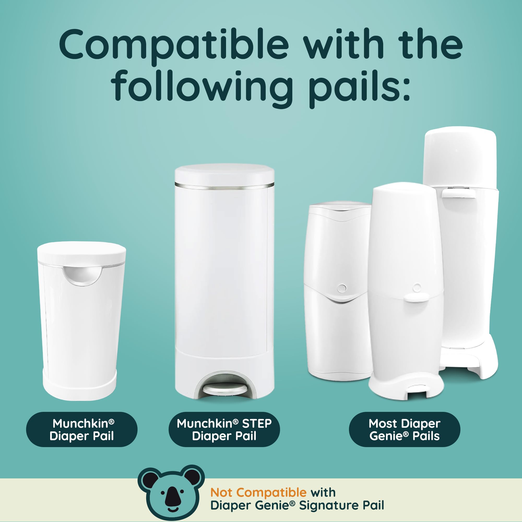 Reli odor-blocking 7-layer refill with lavender scent reduces diaper pail odors.