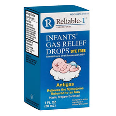 Reliable-1 Laboratories infants gas-relief drops bottle-dispense for gentle tummy relief.