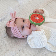 Relive silicone teether with food-grade silicone for durable, chew-friendly moments