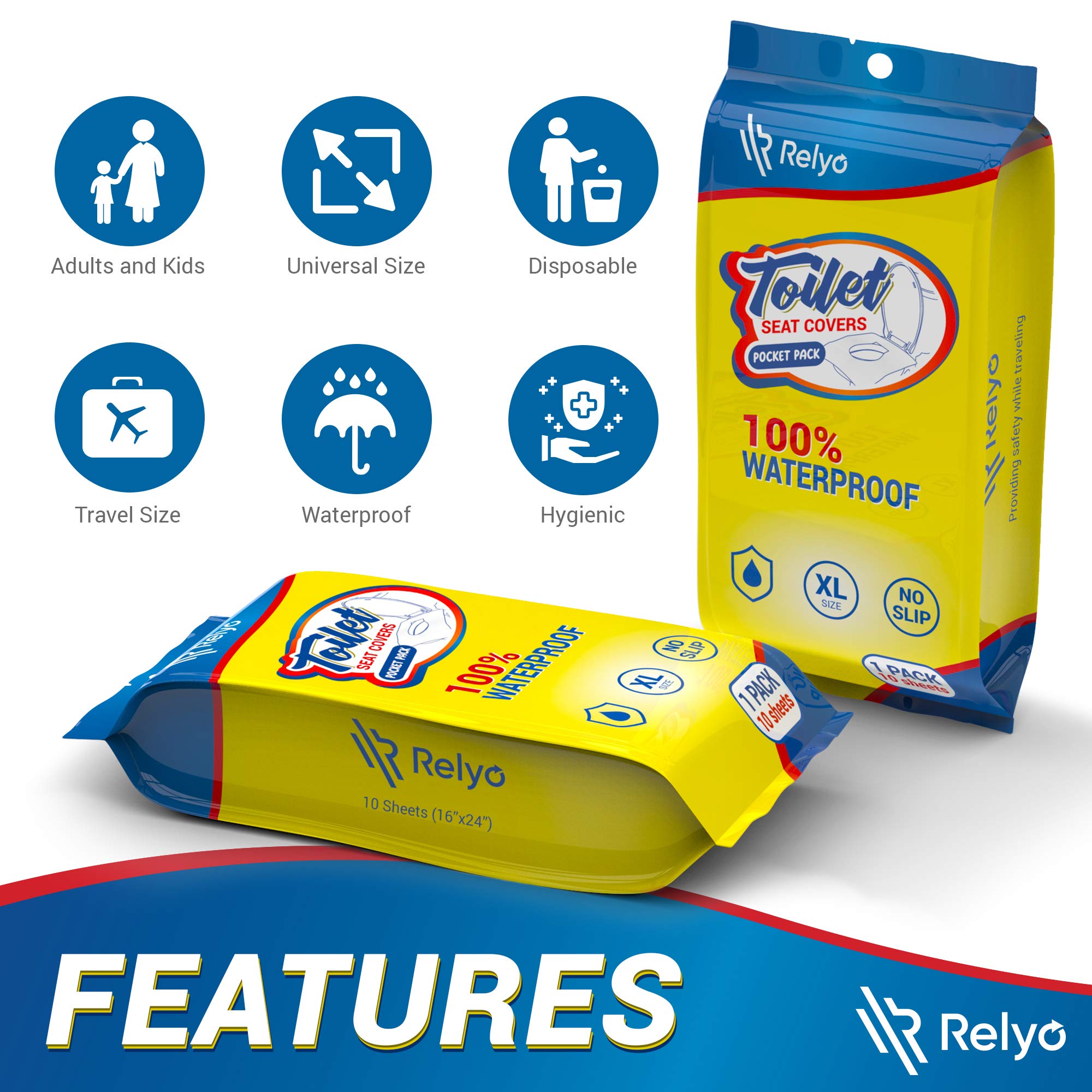Relyo kids potty-training use in unfamiliar bathrooms.