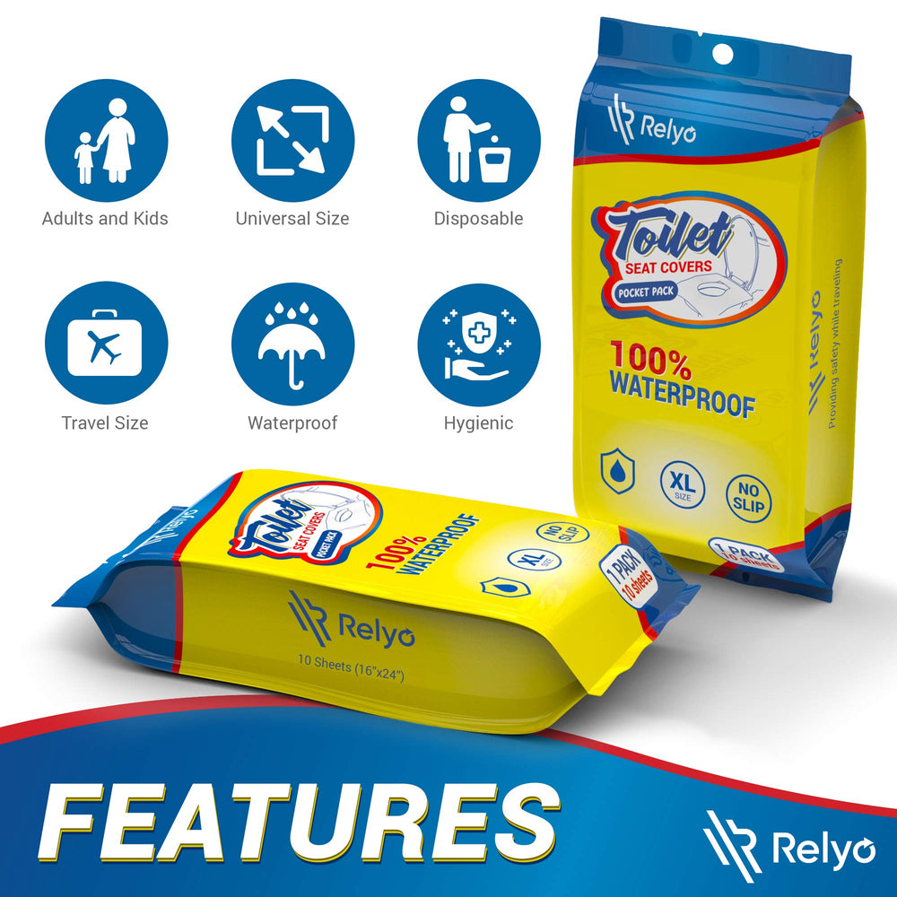 Relyo kids potty-training use in unfamiliar bathrooms.
