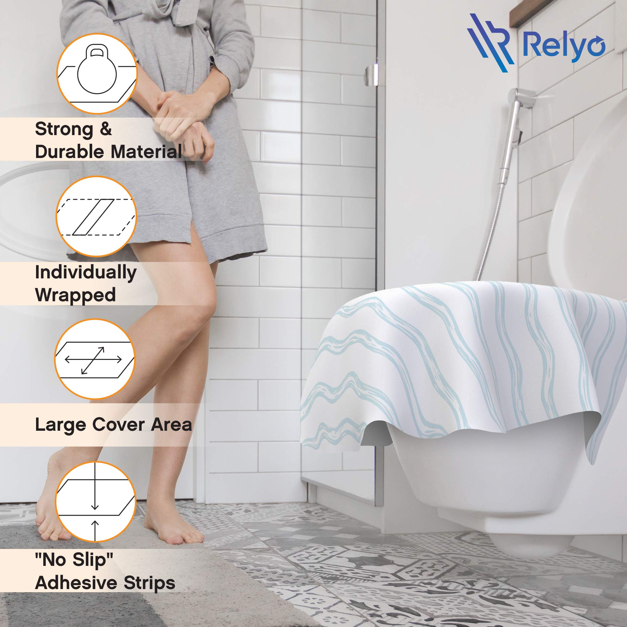 Relyo dinosaurs print designed for kids to ease potty time