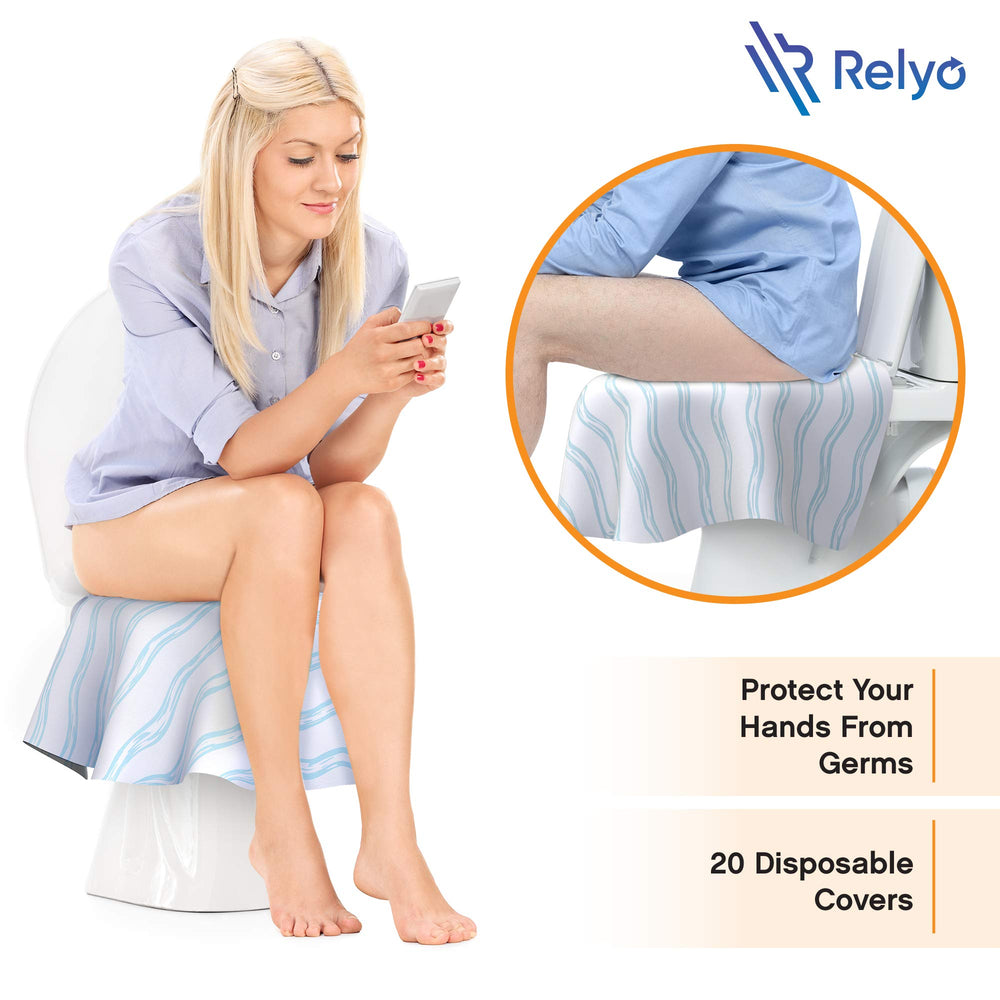 Relyo extra large fit covers standard elongated and XL seats