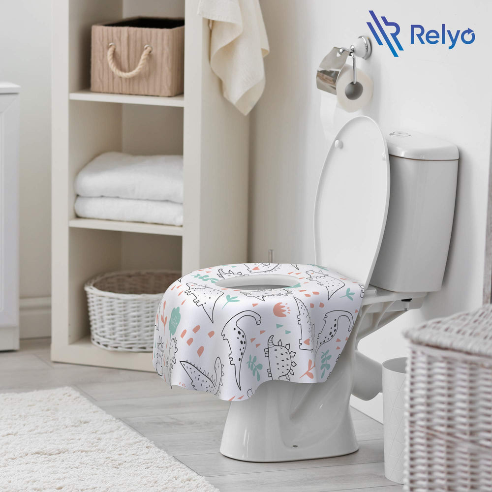 Relyo kid-friendly designs promote a friendlier potty routine for kids.