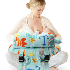 RELY+ Original Nursing Pillow cover close-up showing soft cotton for skin-friendly comfort