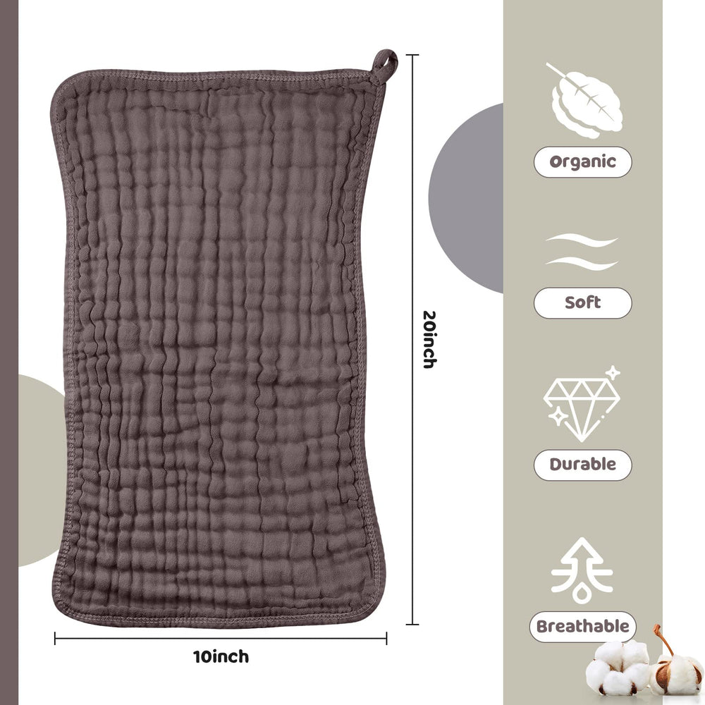 Remagr baby burp cloths six-layer cotton for high absorbency