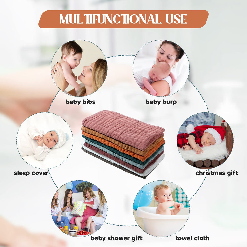 Remagr baby burp cloths, soft skin-friendly fabric ideal for sensitive neck folds.