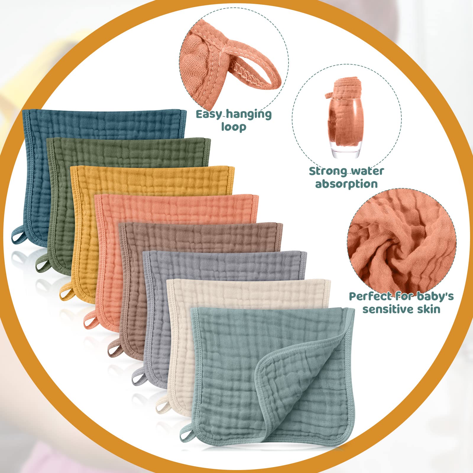 Remagr colorful set stays vibrant while soft against baby skin