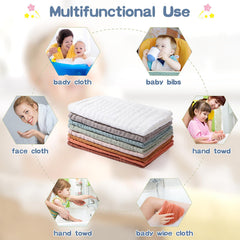 Remagr burp cloths measure 20x10 inches for versatile coverage.