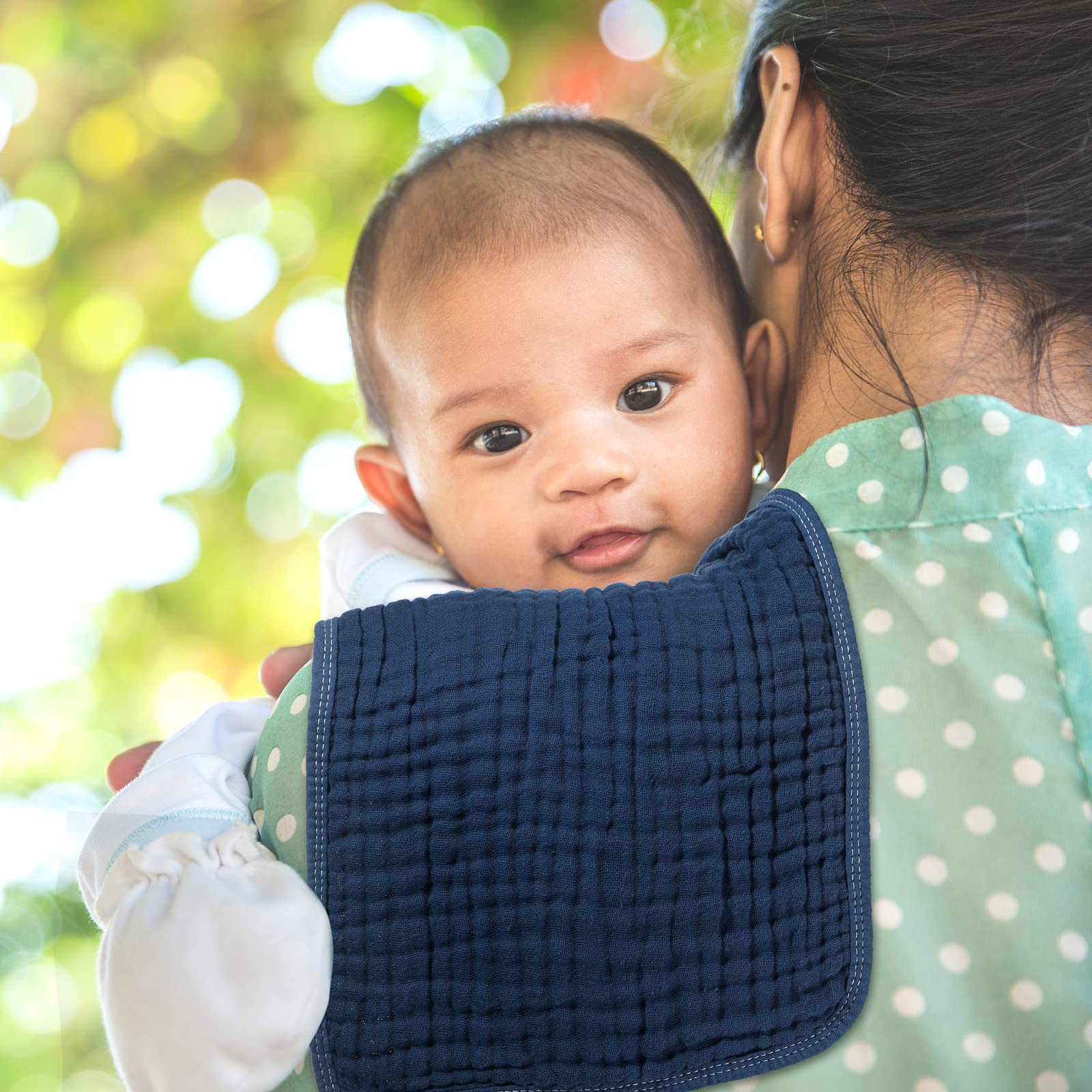 Remagr drool burp cloths 8-pack versatile for teething days