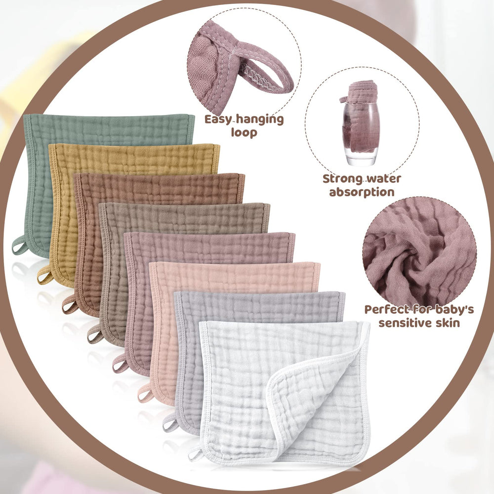 Remagr burp cloths six-layer absorbency closeup highlights high absorption during feeding.