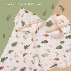 REMASS 25x51-inch towel fits toddlers 1–4 years for full coverage.
