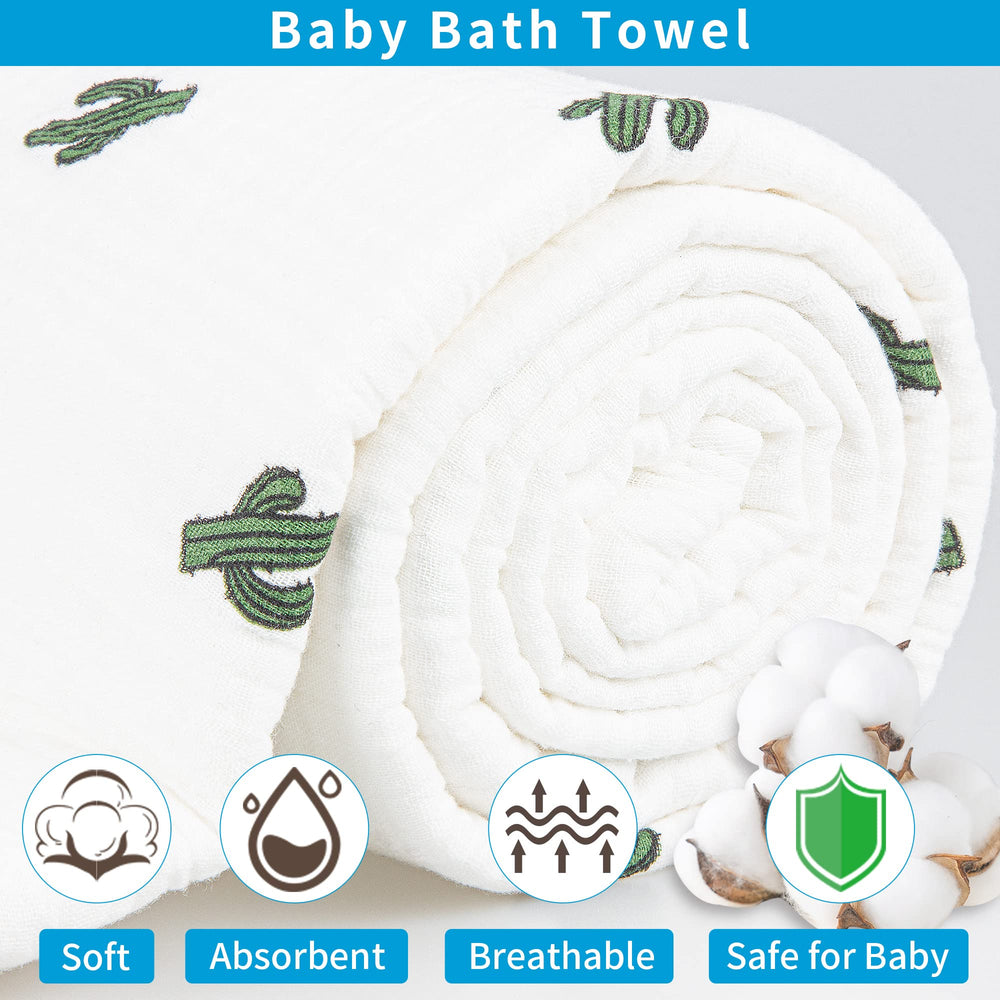 REMASS hooded towel with corner pockets keeps kids cozy and secure.