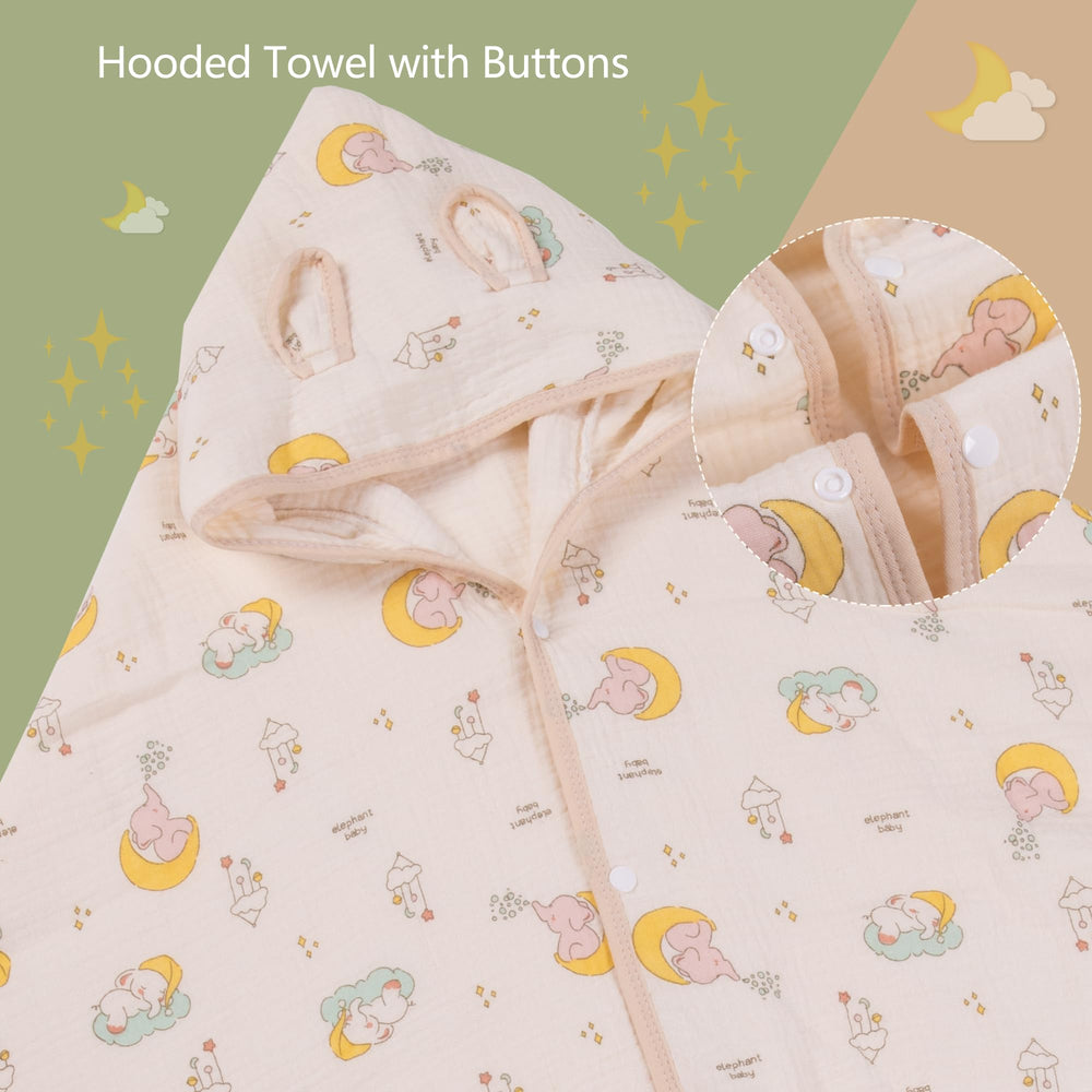 REMASS hooded towel dimensions 25x51 inches suitable for growing toddlers