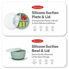 Remonda dishwasher-safe icon shows easy cleaning after busy mealtimes.