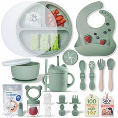 Remonda suction plate with 6.5-inch base provides stability for self-feeding.