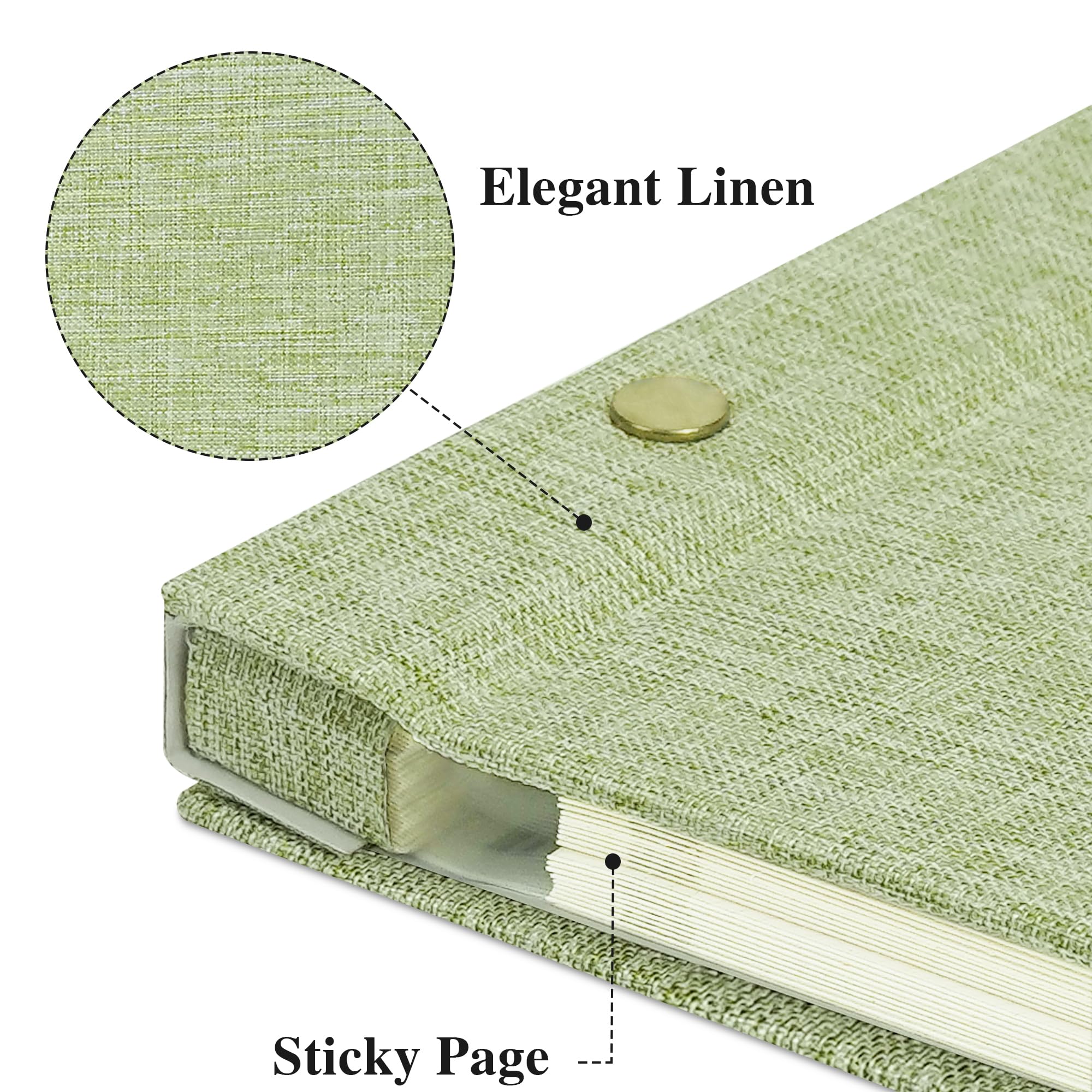 Remowith acid-free pages closeup highlighting long-lasting photo quality.