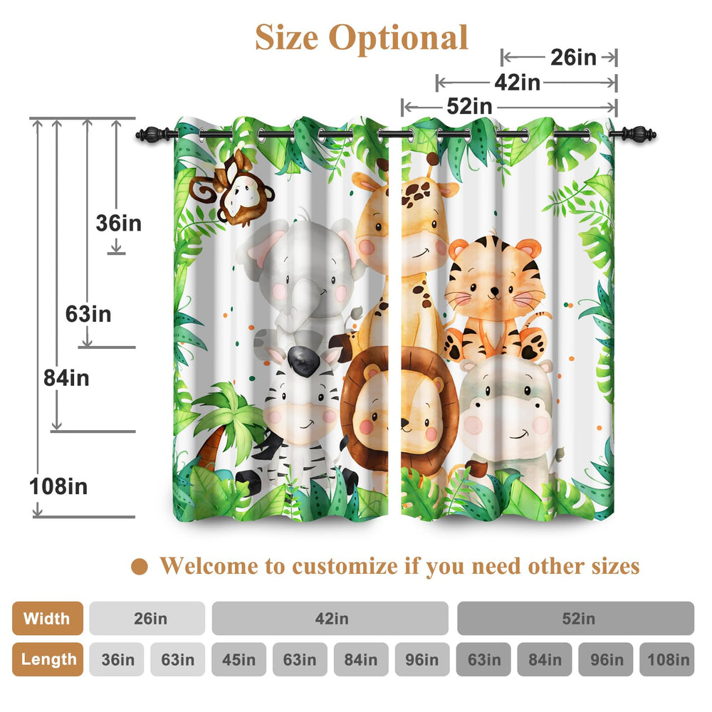 Renaiss colorful-pattern-curtains-baby-nursery adds color while reducing glare