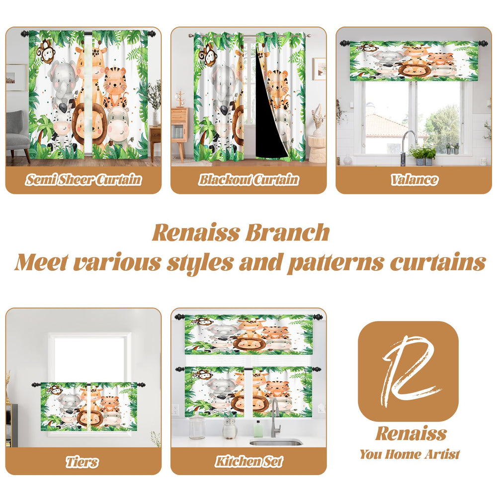 Renaiss window-drapes-curtains-installation designed for quick setup on standard rods