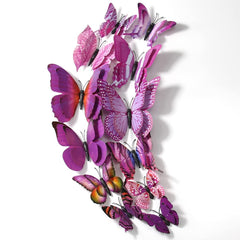 RENUIS butterfly wall decal 3D close-up adds depth to walls for modern décor