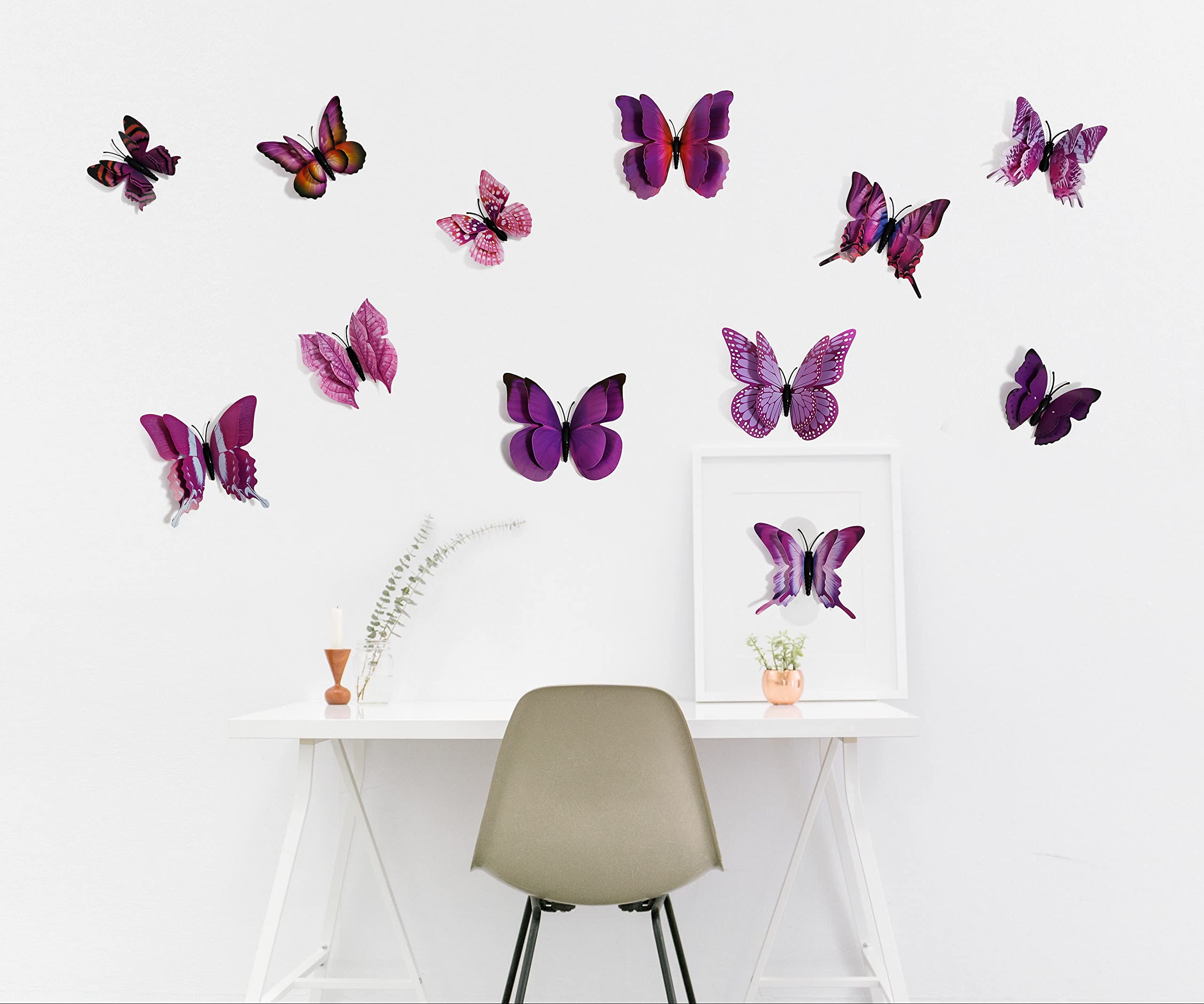 RENUIS butterfly wall decal nursery room creates a calm playful space for kids