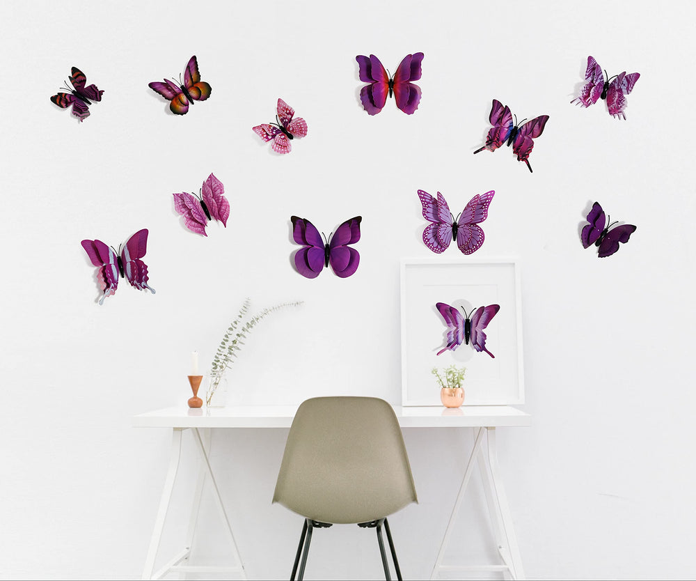 RENUIS butterfly wall decal nursery room creates a calm playful space for kids