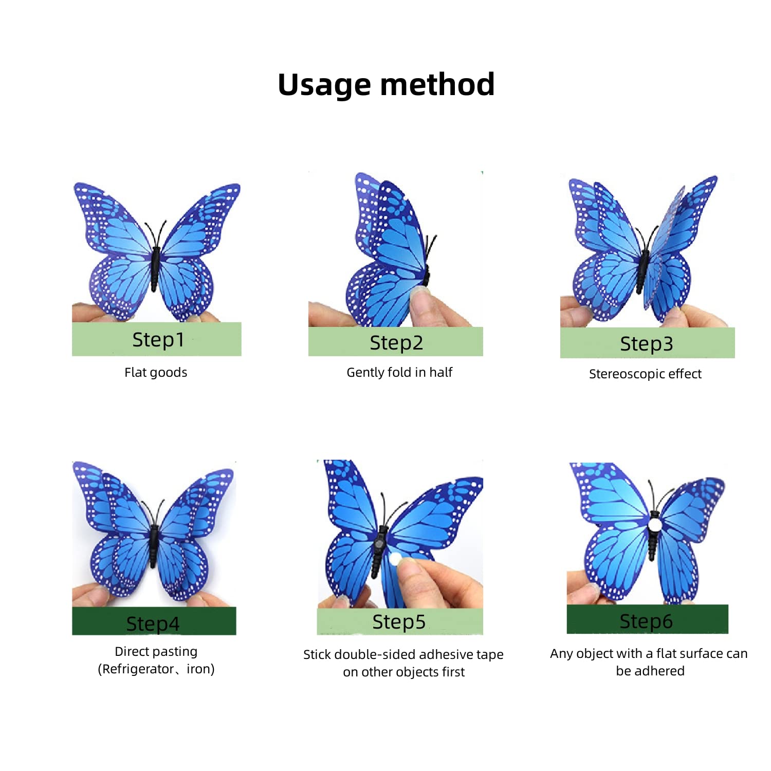 RENUIS butterfly wall decal packaged set showcases removable art